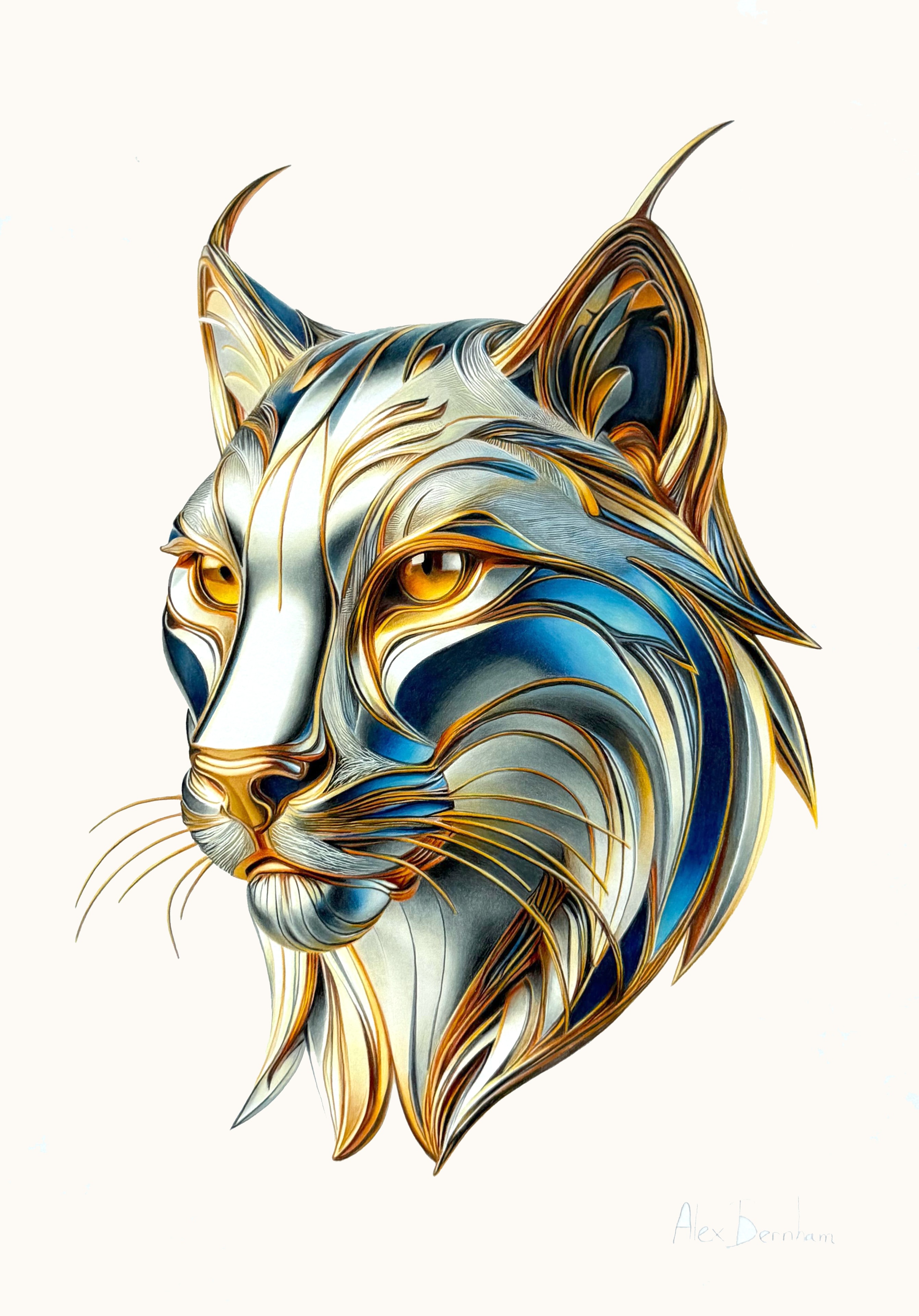 Clad In Chrome and Gold by Alex Bernham