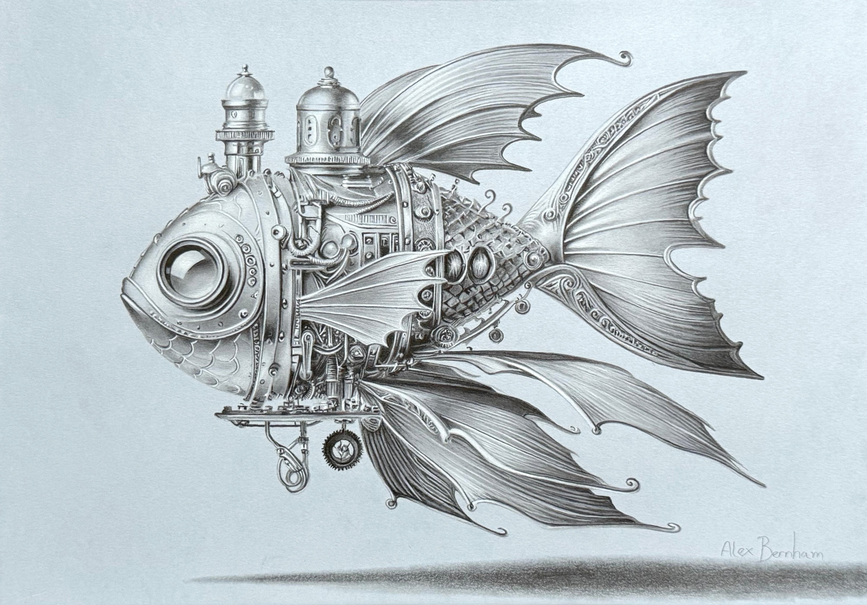 A Curious Clockwork Fish by Alex Bernham